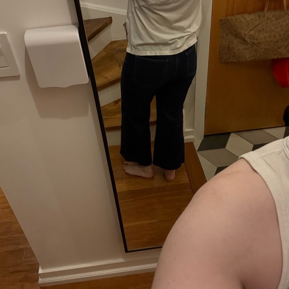 Paige Denim by REVOLVE Monica Lori 1" Hem Harper Wide Leg High Waist - Size 27 - Picture 15 of 15